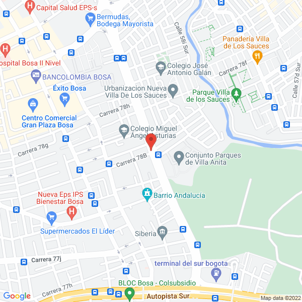 Mapa de Externado Simón Bolívar