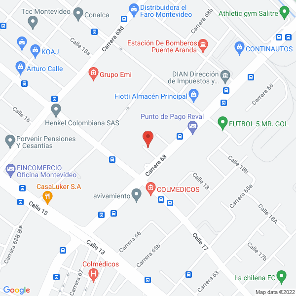 Mapa de A.W. Faber-Castell Colombia Ltda.
