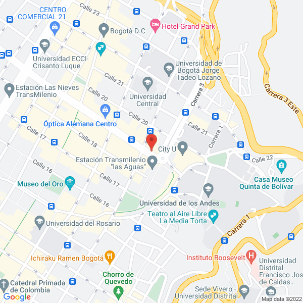 Mapa de Fabio Lopez Guerrero Abogados
