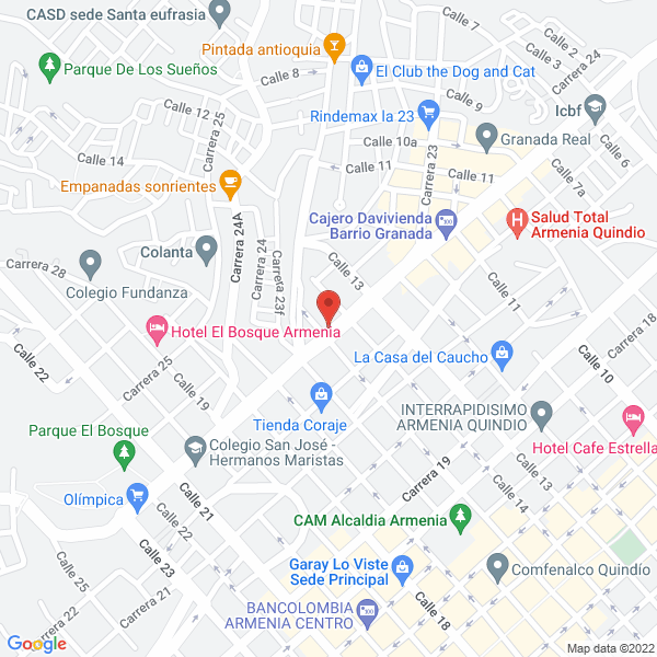 Map of Fábrica De Hielo Del Quindío