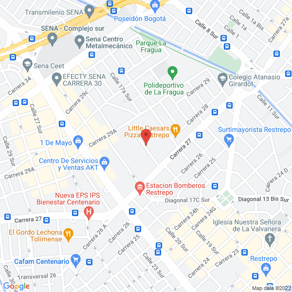 Mapa de Fabricaciones Clasicas S.A.S