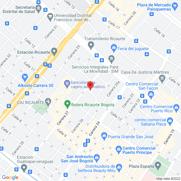 Mapa de Centro Industrial Selloempaques S.A.S.