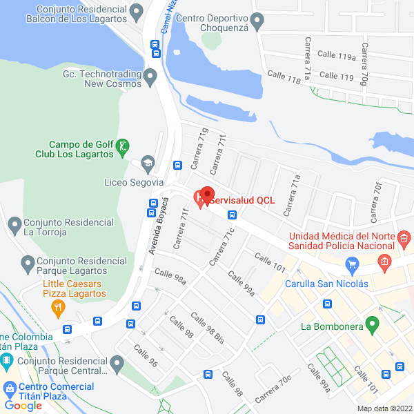 Mapa de Fibernet Ltda