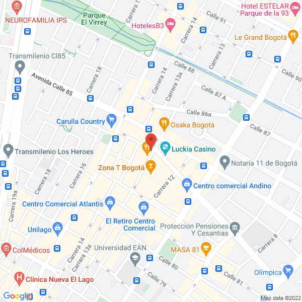 Mapa de Ricardo Pava