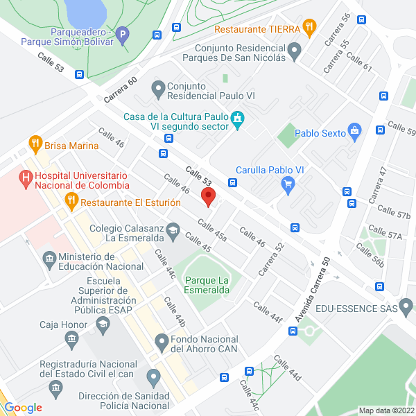 Mapa de G 12 Servicios