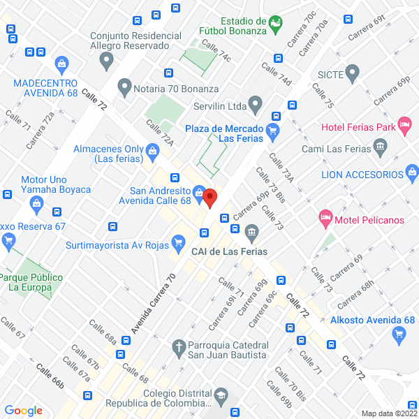 Mapa de G'Nesis Store Clothes