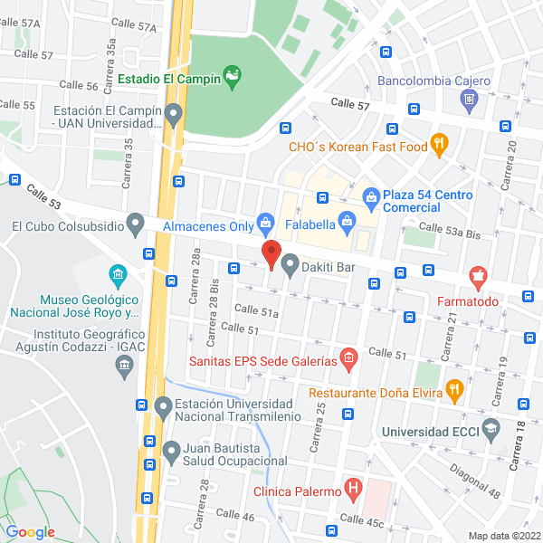 Mapa de G.A. Bottega S.A.S.