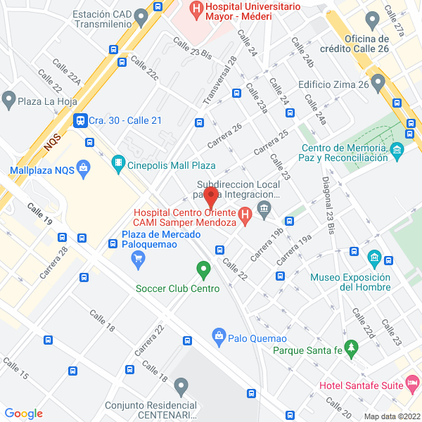 Mapa de G.S. Comercializadora De Pescados Y Mariscos