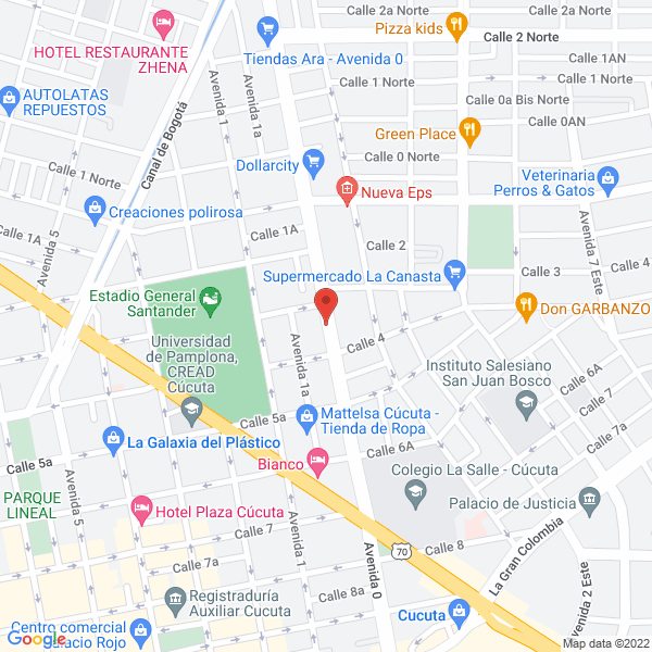 Map of Floristeria Y Distribuidora Megaflor