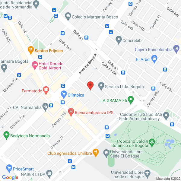 Mapa de Flota Integral De Transportes Especiales Ltda.