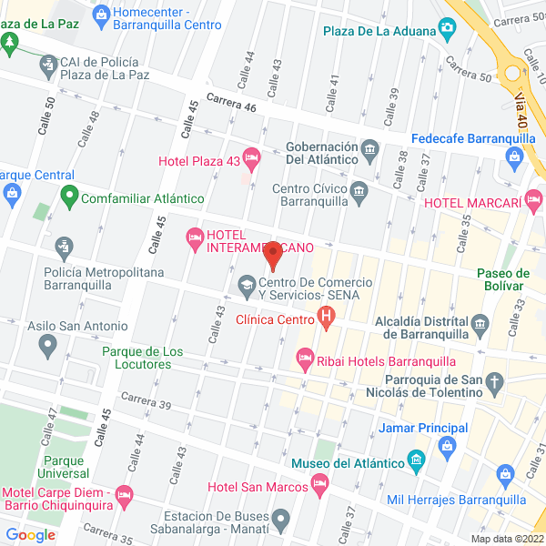 Map of Génesis Artes Gráficas