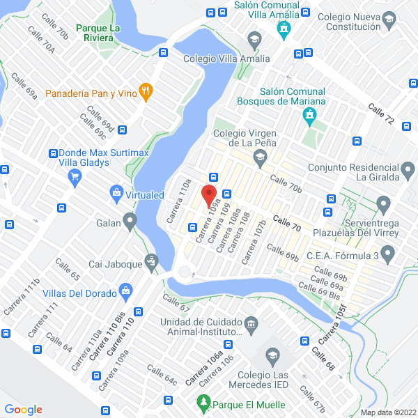 Mapa de Fusion Telecomunicaciones S.A.S.