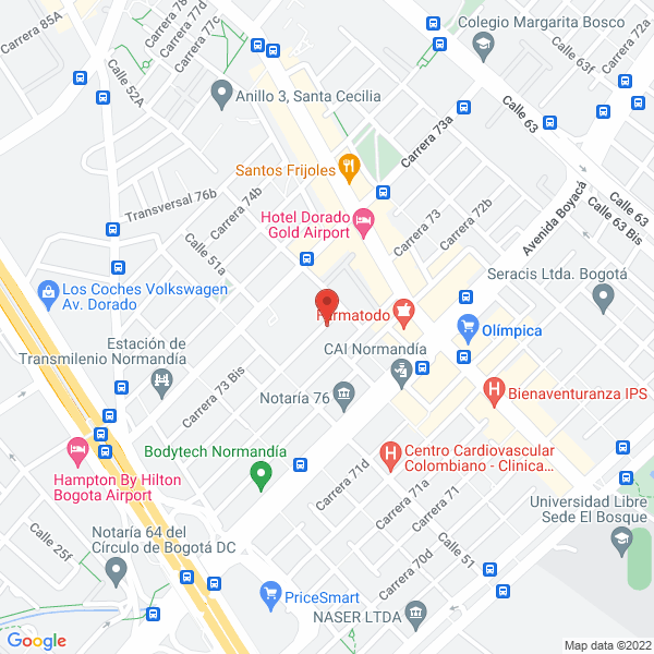 Mapa de Futones Y Sofás S.A.