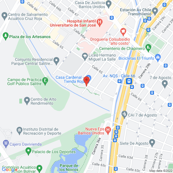 Mapa de G H Casas Rodríguez S.A.S.