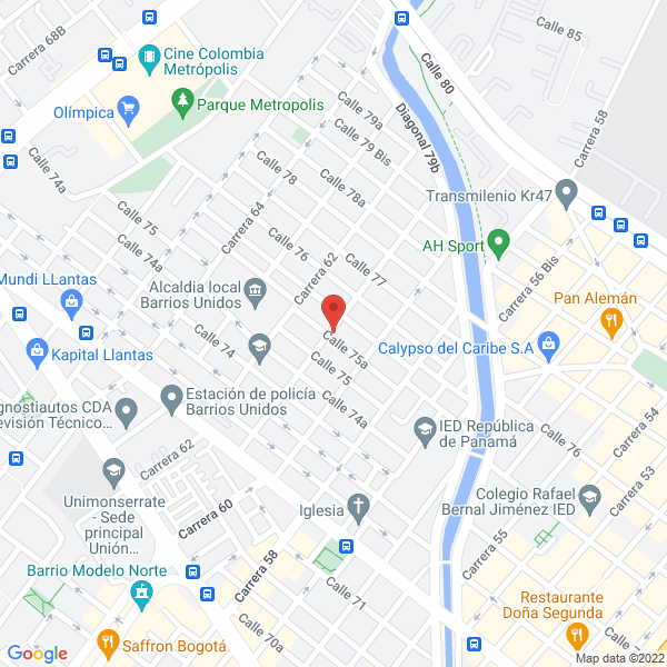 Mapa de G&M Comercializadora S.A.S.