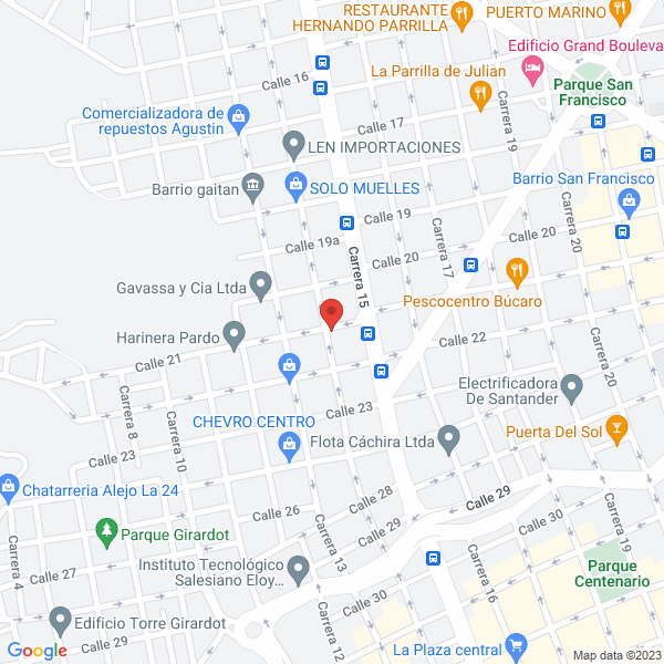 Map of El Cigueñal Ltda.