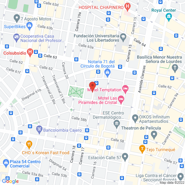 Mapa de El Constructor J.H
