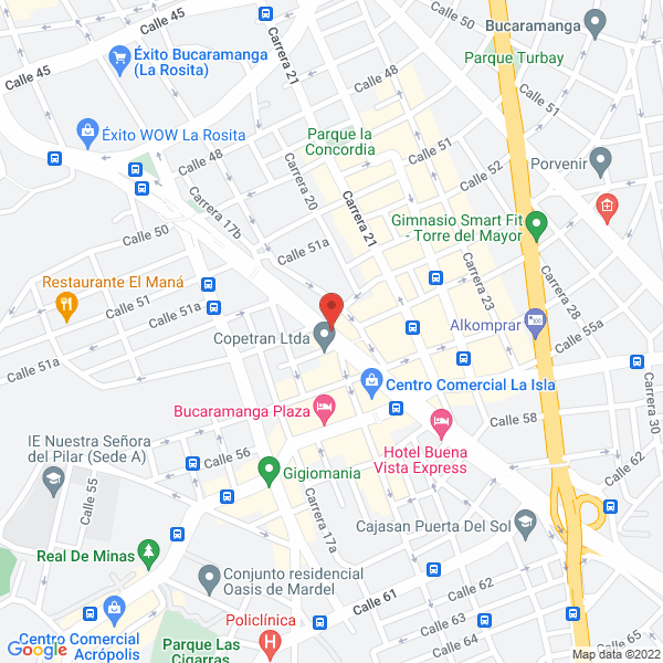 Map of El Gran Duque