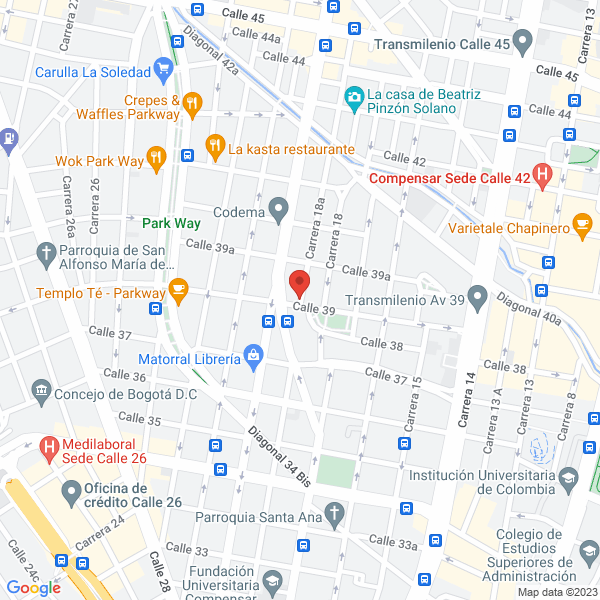 Mapa de El Pueblito Paisa