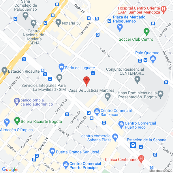 Mapa de Ferretería Aguilar Ltda.