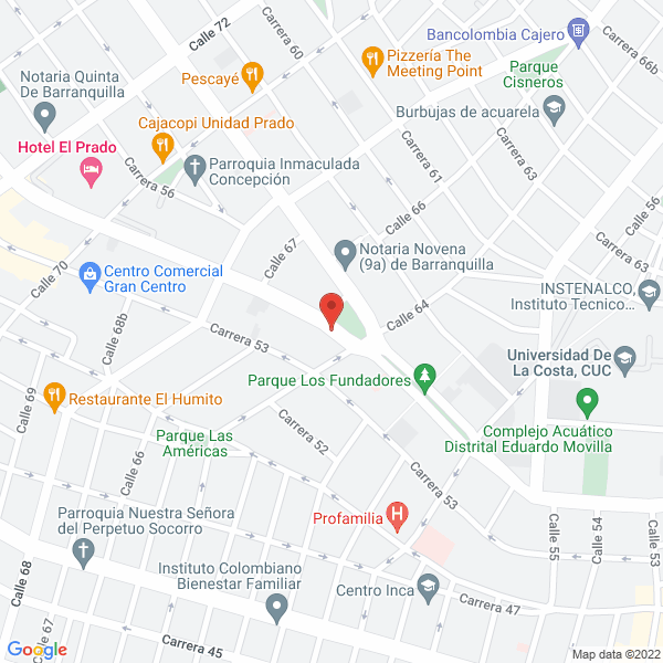 Map of Fundacion Tecnar