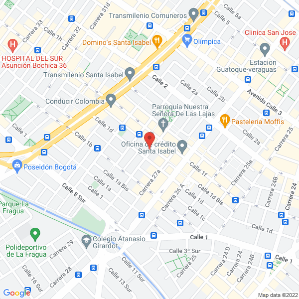Mapa de Fundación Una Luz Para La Libertad