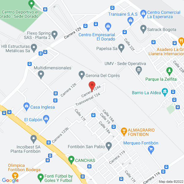 Mapa de Fundiciones Furor