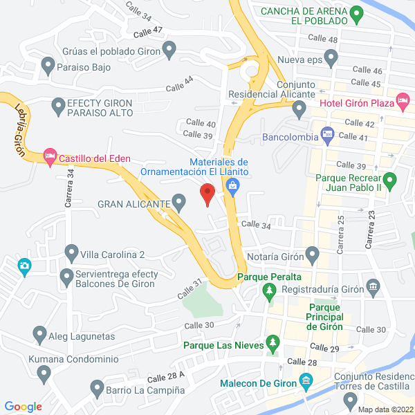 Map of Fundiciones Guarín