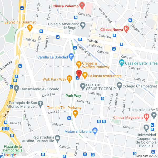 Mapa de Fx Pizza Gourmet
