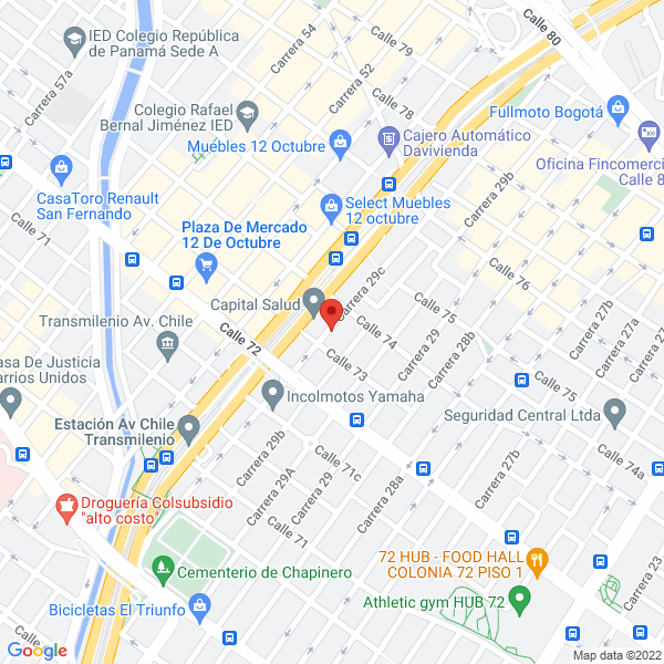 Mapa de Gecons Ingeniería