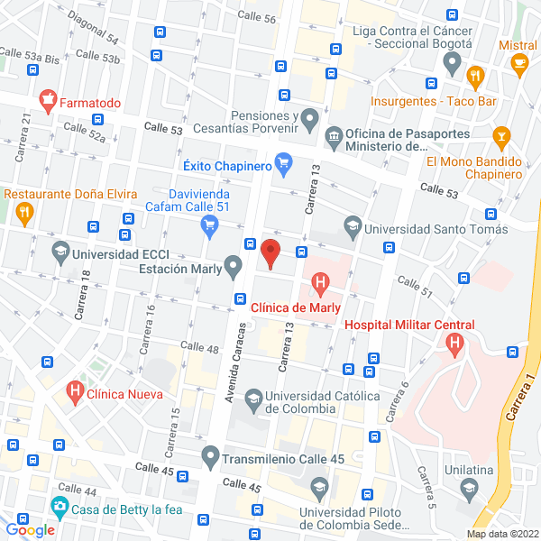 Mapa de Genética Animal De Colombia Ltda.