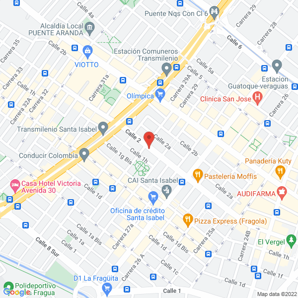 Mapa de Genios Del Cabello