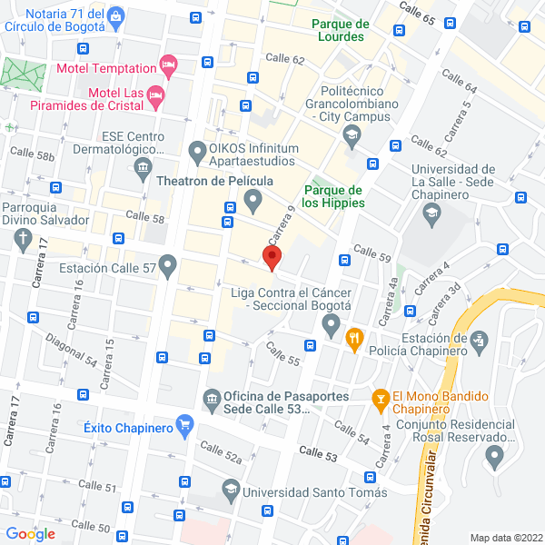 Mapa de Genius Tours Ltda.
