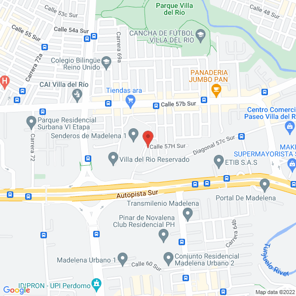 Mapa de Geoconsult Ingeniería Ltda.