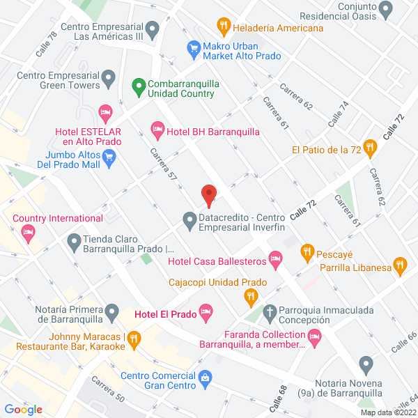 Map of Geotopo.Cons Ltda.