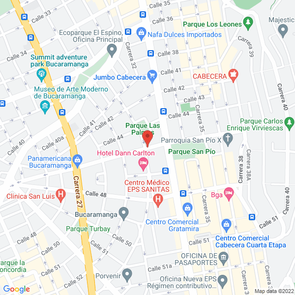 Map of Gerardo Dávila Asesoría Inmobiliaria Ltda.