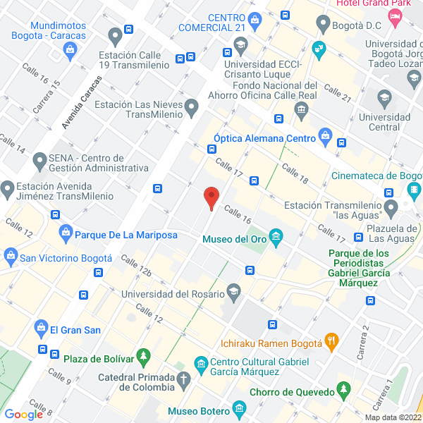 Mapa de Gestar Ch S.A.S