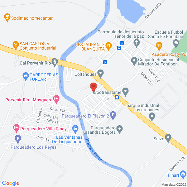 Mapa de Electrocalderas