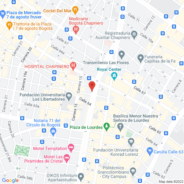 Mapa de Electroiluminaciones Tavera Hnos.