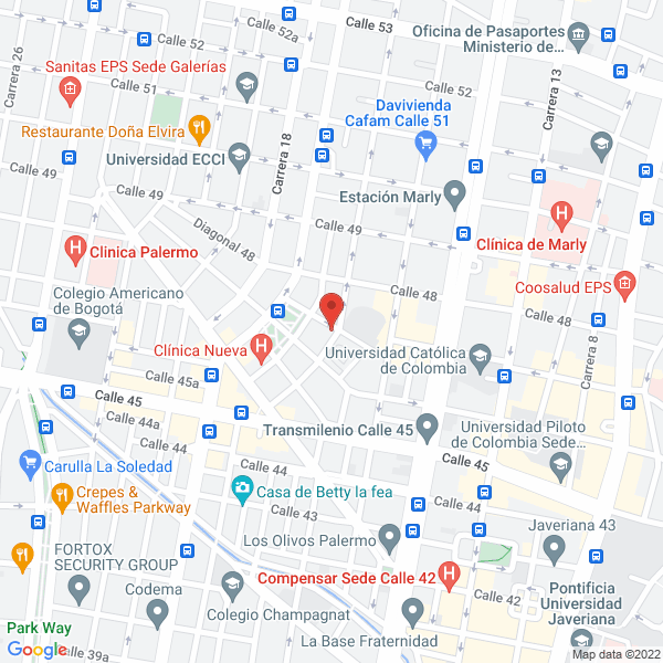 Mapa de G R H Consultores S.A.S.