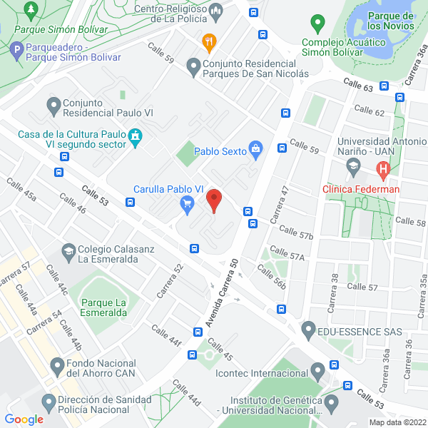 Mapa de G&K Ingeniería S.A.S.