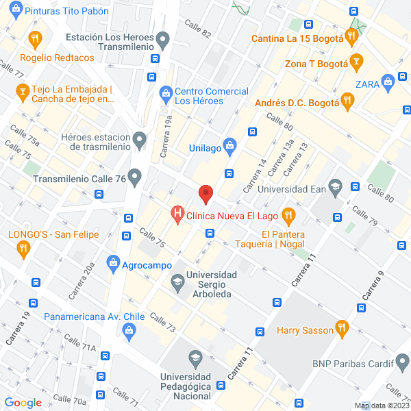 Mapa de G.O.P. Gestión Y Operación De Proyectos S.A.S.