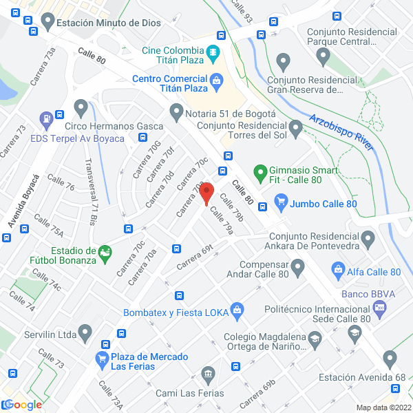 Mapa de Gaitán Vigilancia Nacional - Gavinal Ltda.