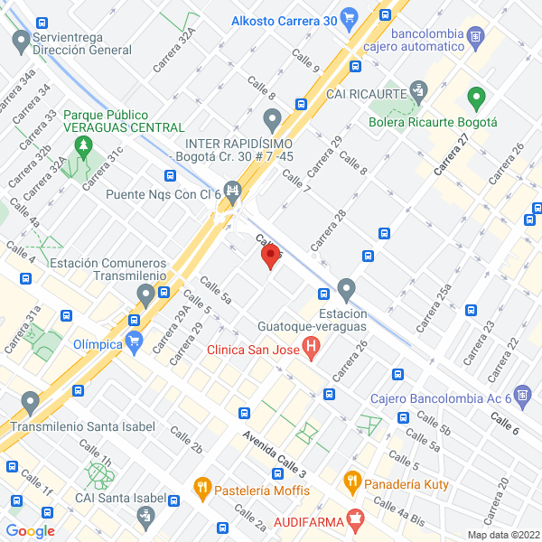 Mapa de Fotolito Herbol Ltda.