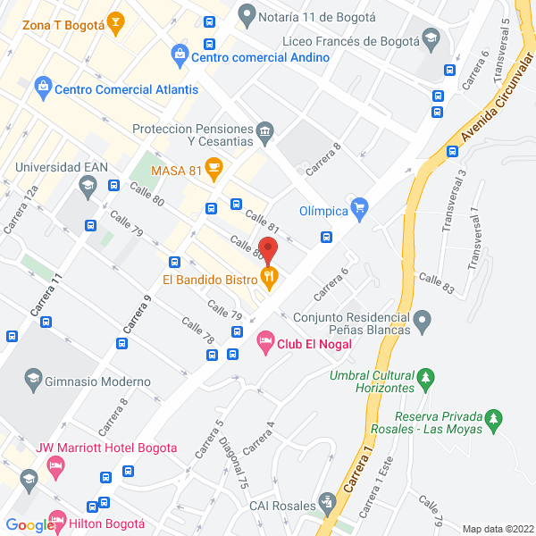 Mapa de Fradique Méndez Carlos