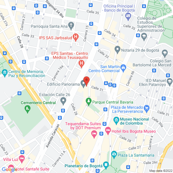 Mapa de Franco N. Hermanos Ltda.