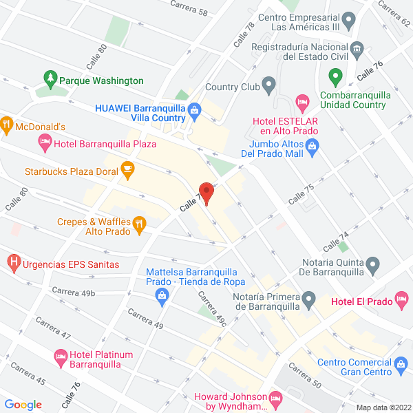 Map of Frigorífico La Parisienne S.A.