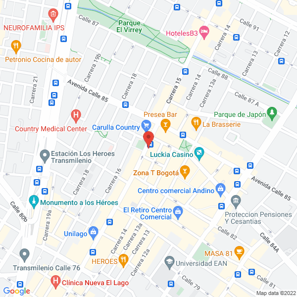 Mapa de González González & Asociados S.A.S.