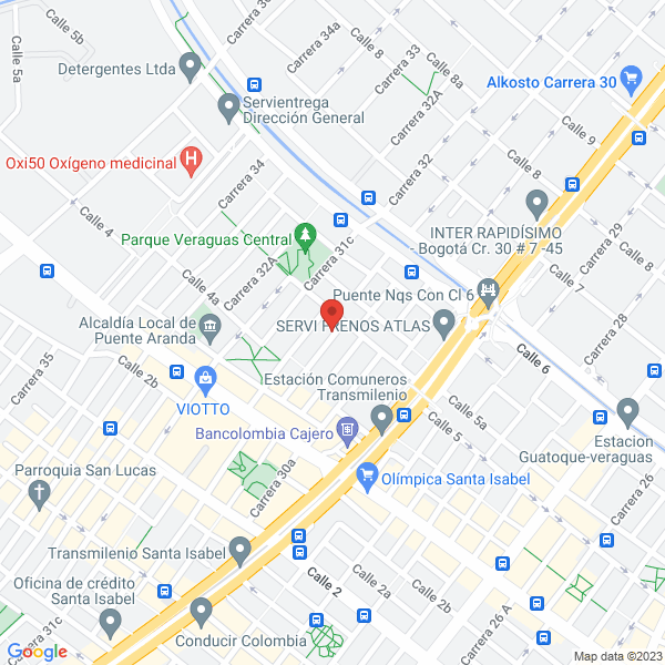 Mapa de Grafic Center Ind