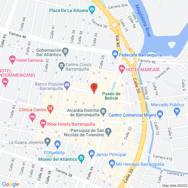 Map of Gran Tierra Santa Barranquilla S.A.S.